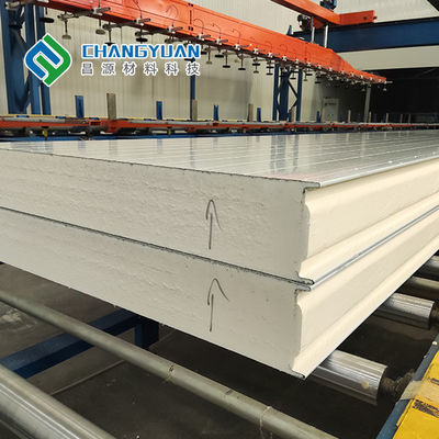 Панель сэндвича 150/200/250mm панели PU холодильных установок Changyuan расклассифицированная огнем
