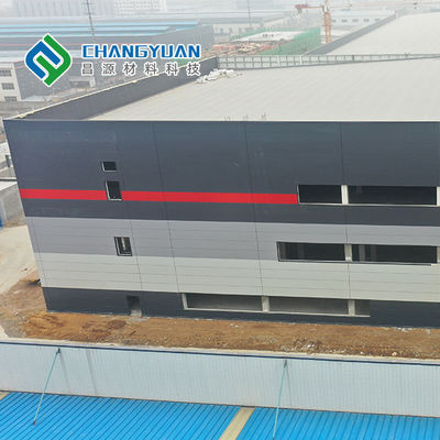 4 панель стены Pu панели 50/75/100mm металла ненесущей стены паза