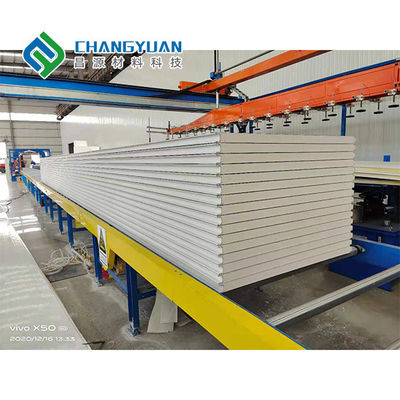 Сэндвич-панель из пенополиуретана (ППУ) с герметичностью/водонепроницаемостью, теплоизоляцией и высокой прочностью для долговечного строительства