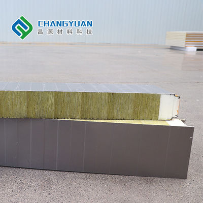 Система стены Pu сэндвича толщины 100/150/200mm изолированная панелью