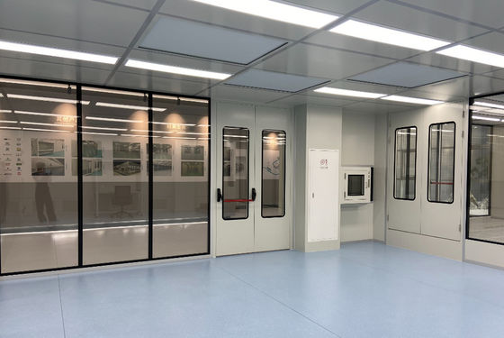 Материал стеновых панелей для чистых помещений, быстромонтируемый тип