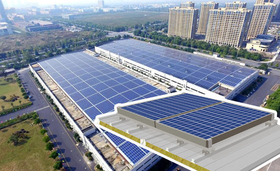 Фотоэлектрическая панель для крыши шириной 1000 мм и основой из ПУ-каменной шерсти или ПУ-стеклянной шерсти для устойчивых энергетических решений